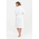 Халат махровий унісекс Турція Hotel professional білий 400 г/м2 Розміри: S, M, L, XL, XXL, XXXL