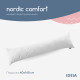Подушка NORDIC COMFORT+ для відпочинку та сну ТМ IDEIA 40х140 см біла