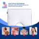 Подушка ортопедична MEMORY FOAM IDEIA контурна 58х42х13 см з ефектом пам`яті