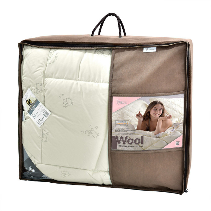Ковдра Wool Classic 200*220 всесезонна з екслюзивним вистебом