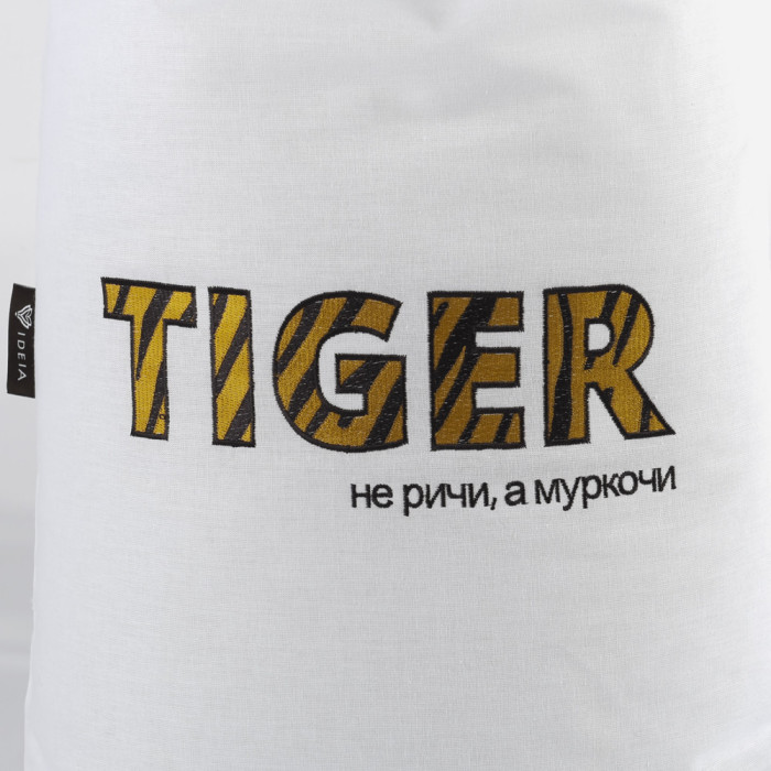 Мішечок для подарунків з вишивкою TM IDEIA 40х60 см