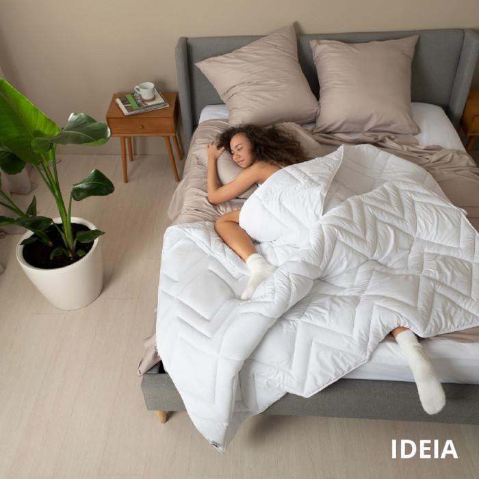 Ковдра 140х210 см  nordic comfort всесезонна біла
