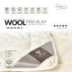 Ковдра Wool Premium 155*210 двошарова вовняна зимова щіл. 400