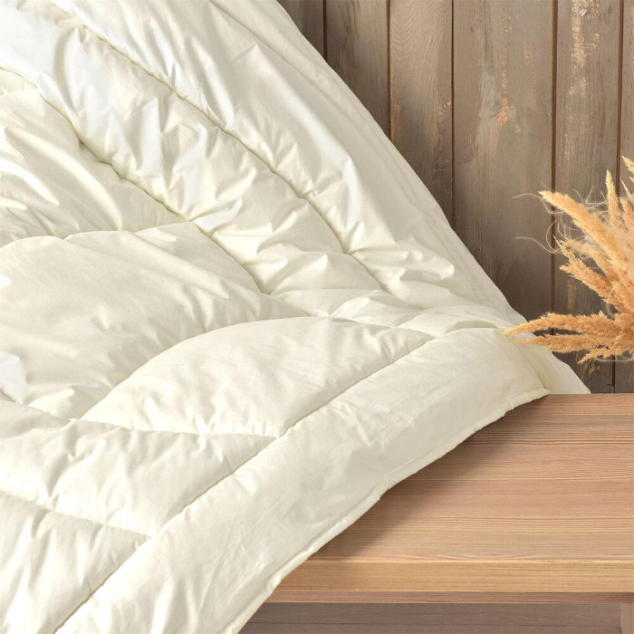 Ковдра Wool Premium 155*210 двошарова вовняна зимова щіл. 400