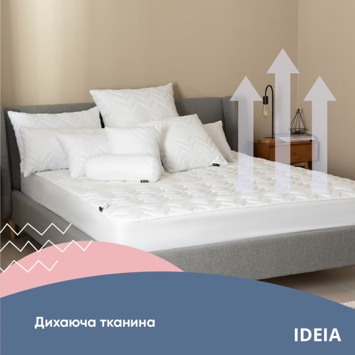 Наматрацник 140х200х35 см с натяжним бортом comfort 150 г/м2