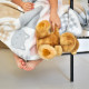 Плед дитячий бавовна BABY ТM PAPAELLA 90х120 см киця рожева