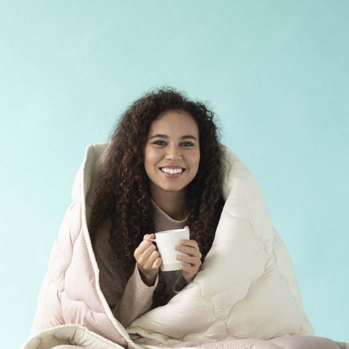 Ковдра 140х210 Woolly вовняна Зимова 400 гр/м2
