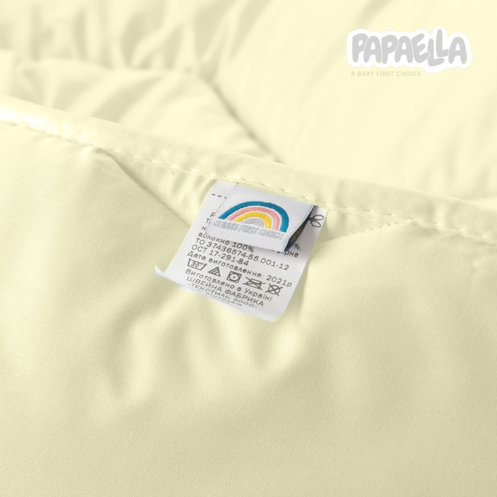 Ковдра дитяча в ліжечко Comfort 100х135 см зигзаг/молоко