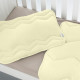 Набір дитячий у ліжечко Comfort ковдра 100х135 см і подушка 40х60 см зигзаг/молоко