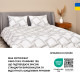 Набір подушка 50х70 см 2 шт та євро ковдра  140х220 см elegantly ideia, аналог лебединого пуху