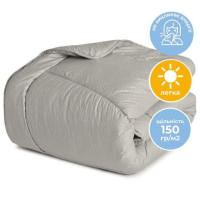 Ковдра 175х210 см nordic comfort всесезонна сіра