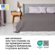 Покривало двостороннє  DESIGN 220х240 см сірий/беж