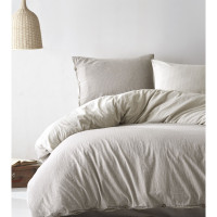  Постільна білизна Premium cotton Турція - chambray kahve-bej 